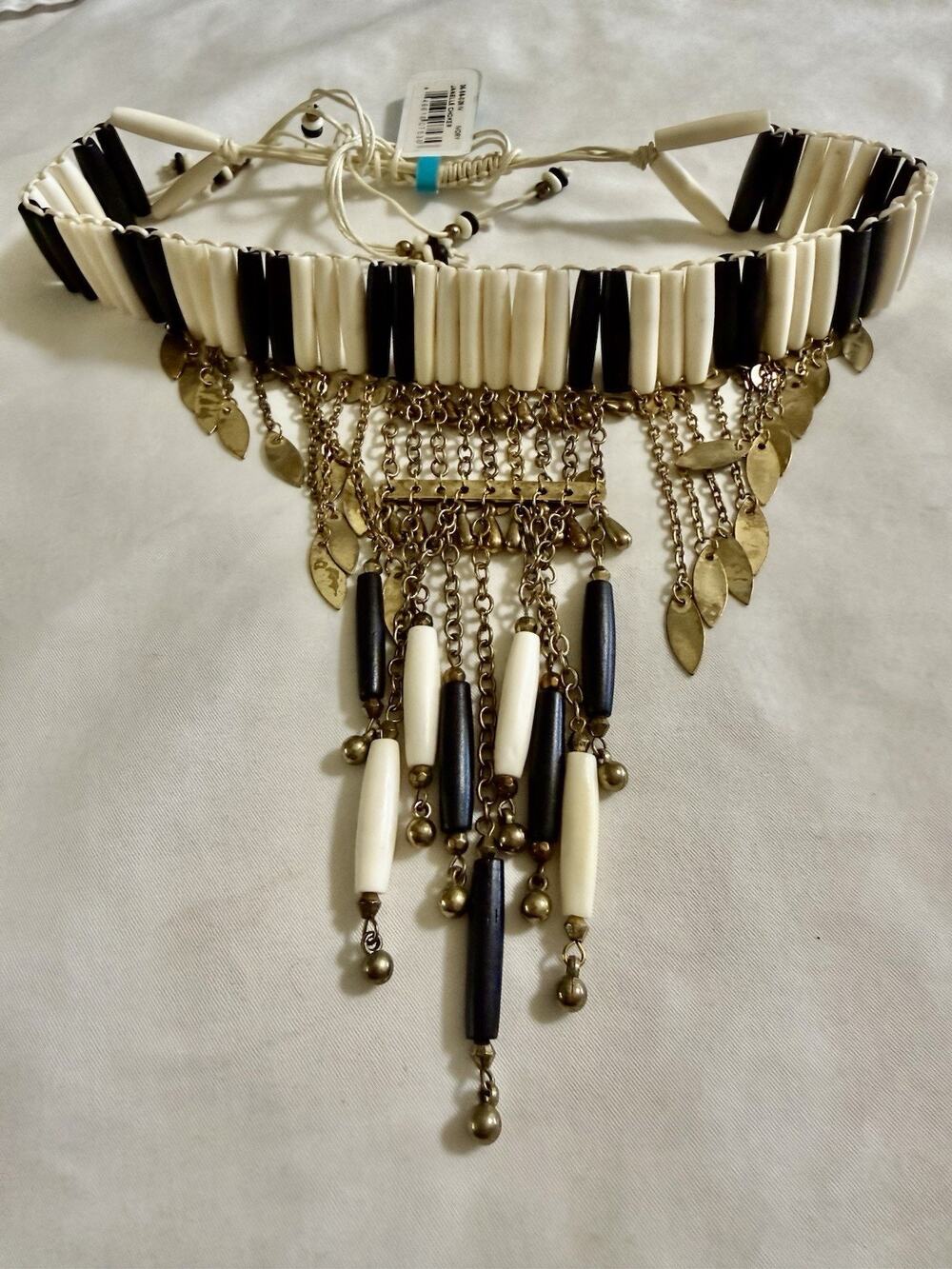 NWT Shiraleah Anthropologie Beaded Choker Necklace